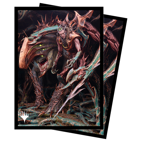 Phyrexia All Will Be One Lukka, Bound to Ruin Standard Deck Protector Sleeves (100ct) for Magic: The Gathering | Nexcstoioe
