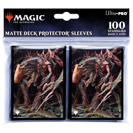 Phyrexia All Will Be One Lukka, Bound to Ruin Standard Deck Protector Sleeves (100ct) for Magic: The Gathering | Nexcstoioe