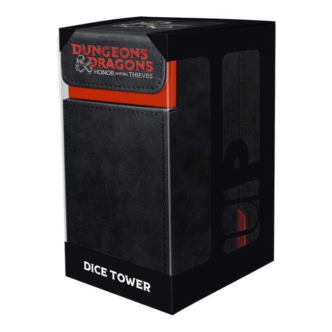 Honor Among Thieves Printed Leatherette Dice Tower for Dungeons & Dragons | Nexcstoioe