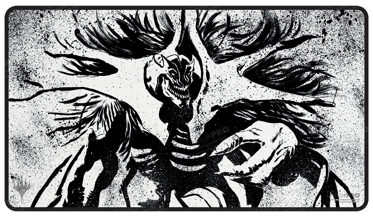 March of the Machine Vorinclex Black Stitched Standard Gaming Playmat for Magic: The Gathering | Nexcstoioe