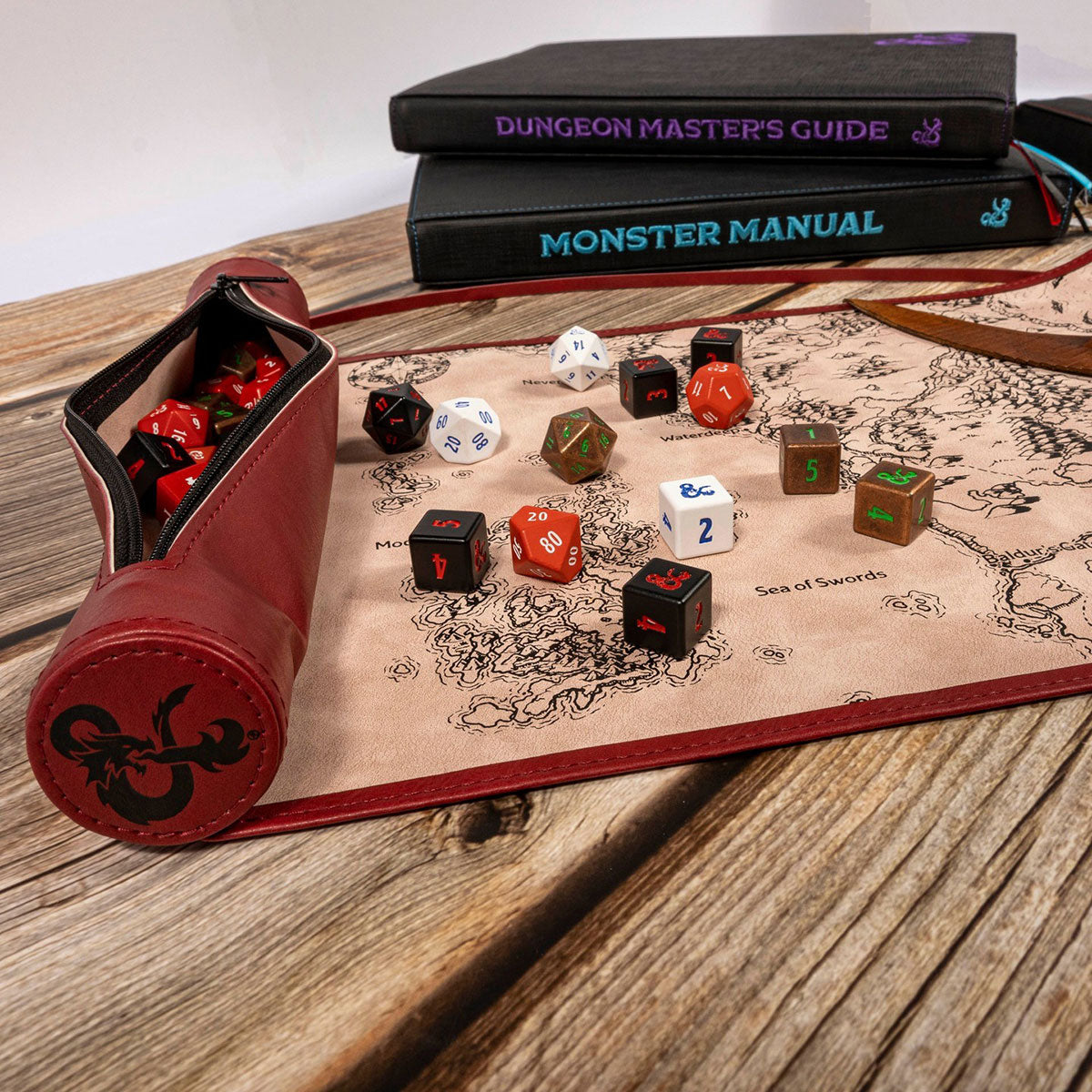 Sword Coast Dice Scroll Map for Dungeons & Dragons | Nexcstoioe