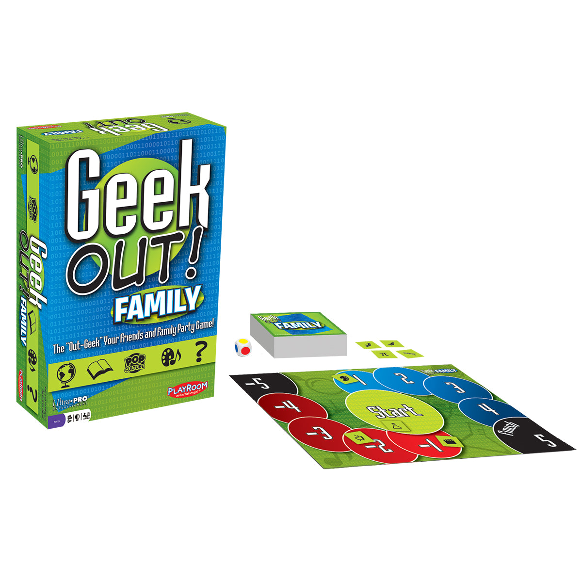 Geek Out! Trivia Party Game: Family Edition | Nexcstoioe