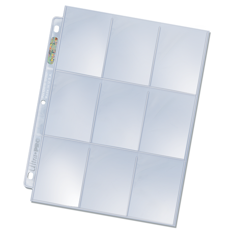 9-Pocket Pages (10ct) for Standard Size Cards | Nexcstoioe