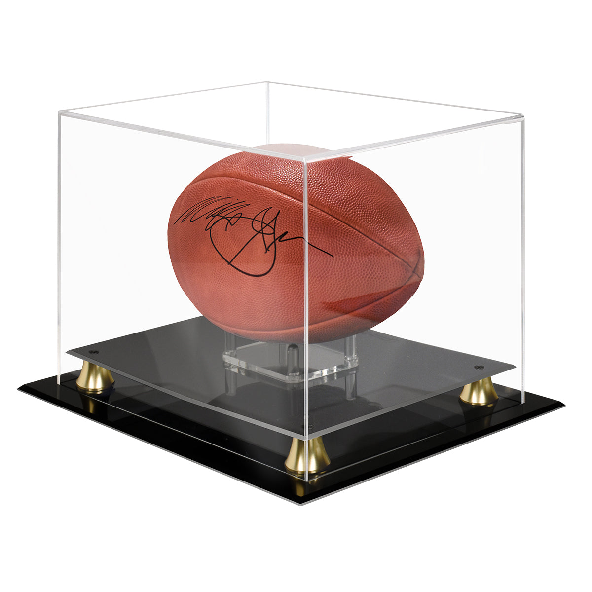 Football Riser Premium Display Case | Nexcstoioe