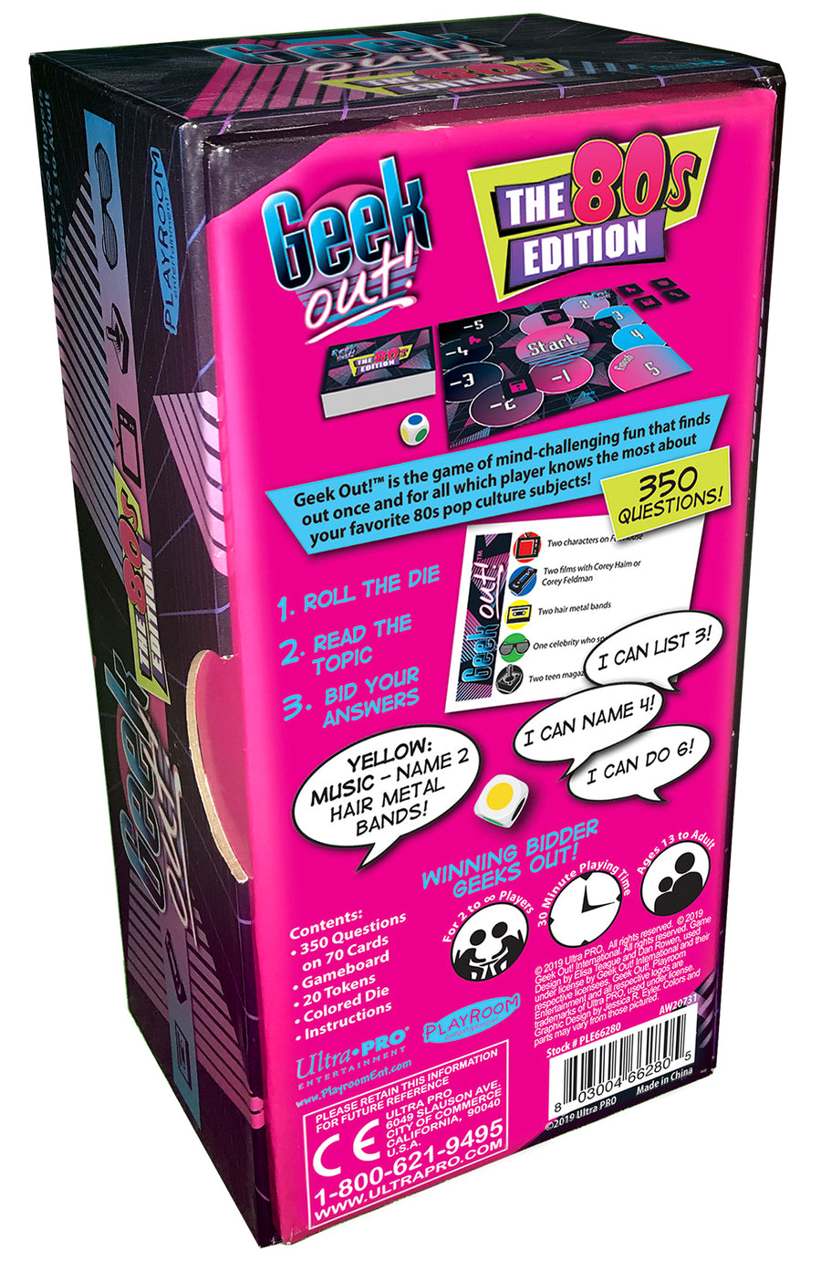 Geek Out! Trivia Party Game: The 80s Edition | Nexcstoioe