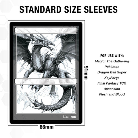 Eclipse Matte Standard Deck Protector Sleeves (100ct) | Nexcstoioe
