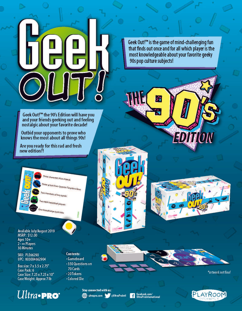 Geek Out! Trivia Party Game: The 90s Edition | Nexcstoioe